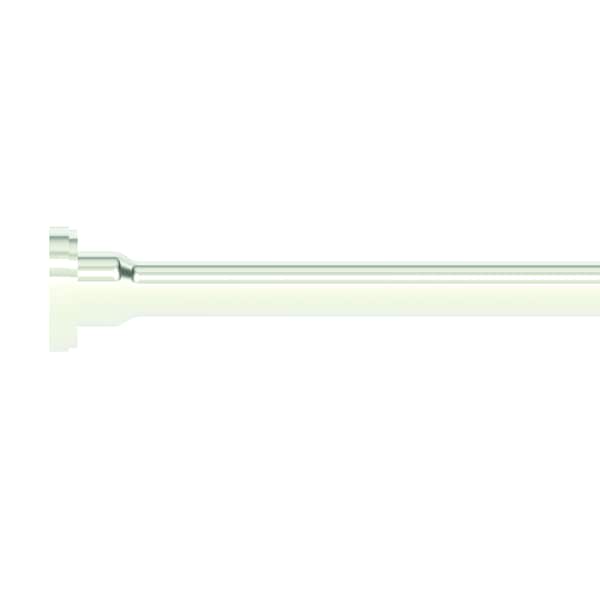 3/8" X 20" Rigid Supply Tube, Flat Head in Polished Nickel